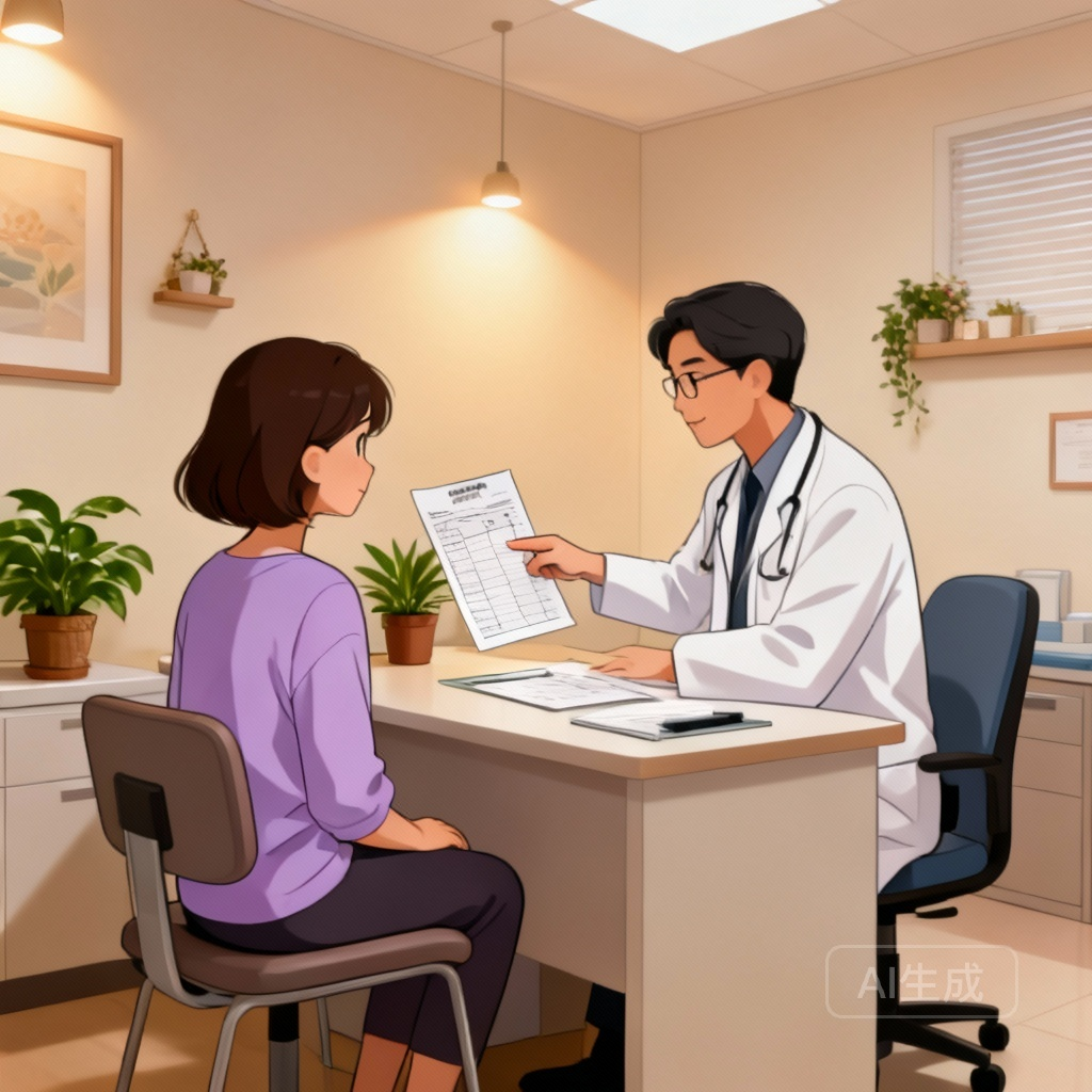 性激素六项什么时候检查 医疗健康场景图：医生讲解性激素六项检查时间