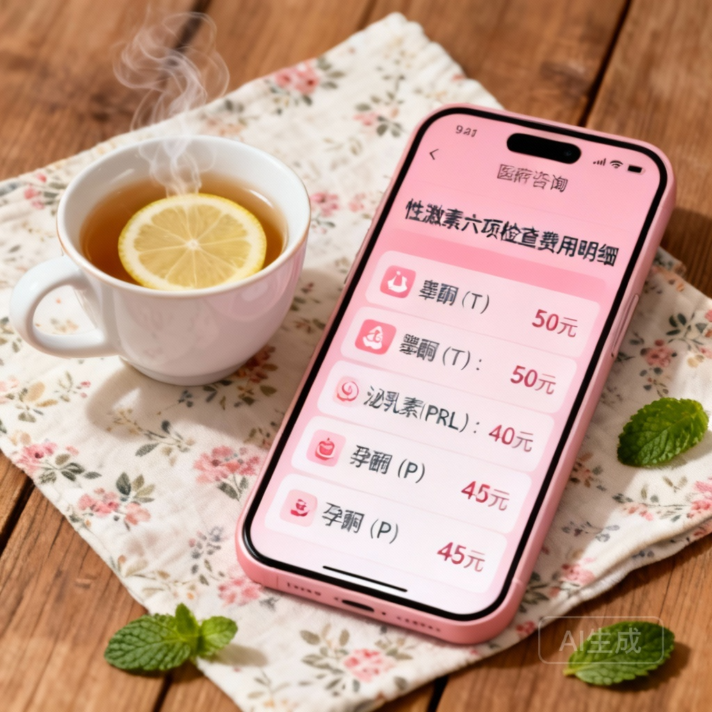 性激素六项检查费用适配百度搜索规则 场景图：展示关键词自然分布示例