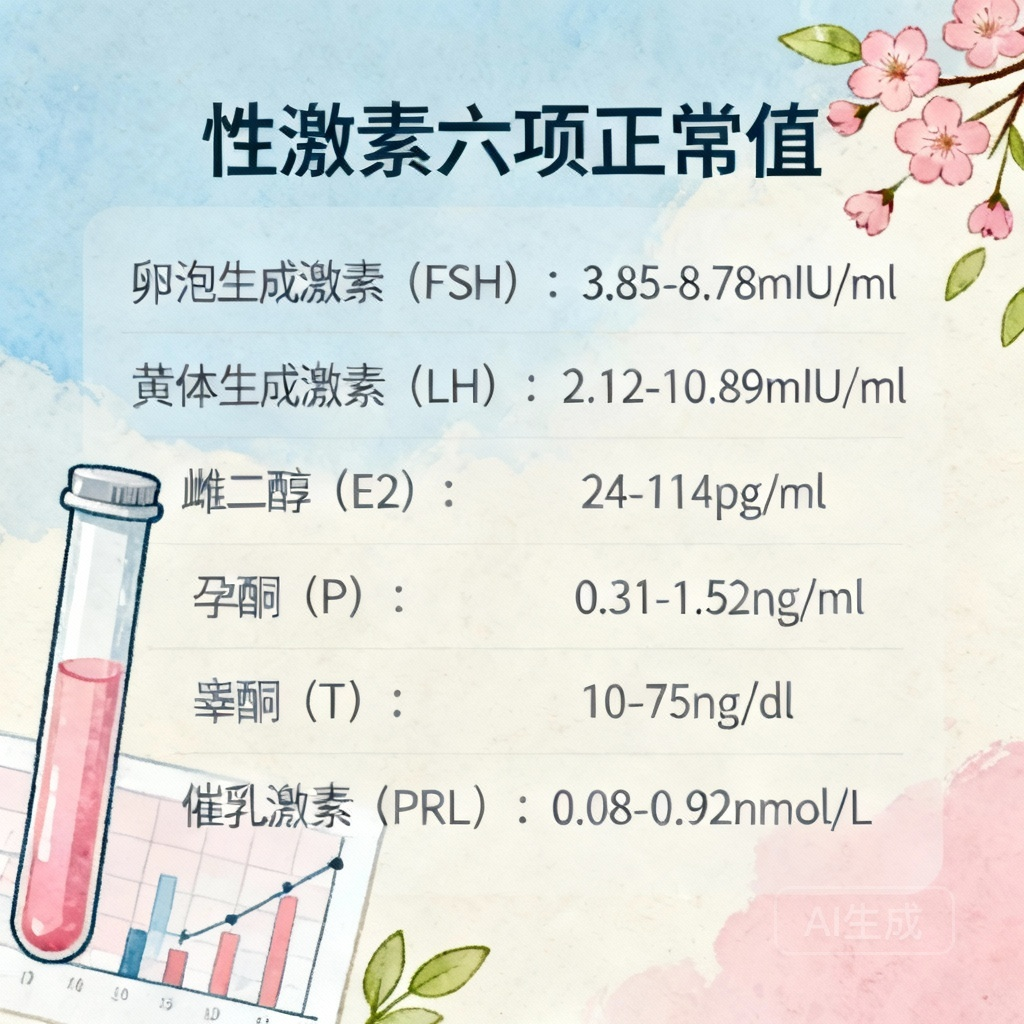 揭秘性激素六项正常值：3大关键要点助你精准掌握