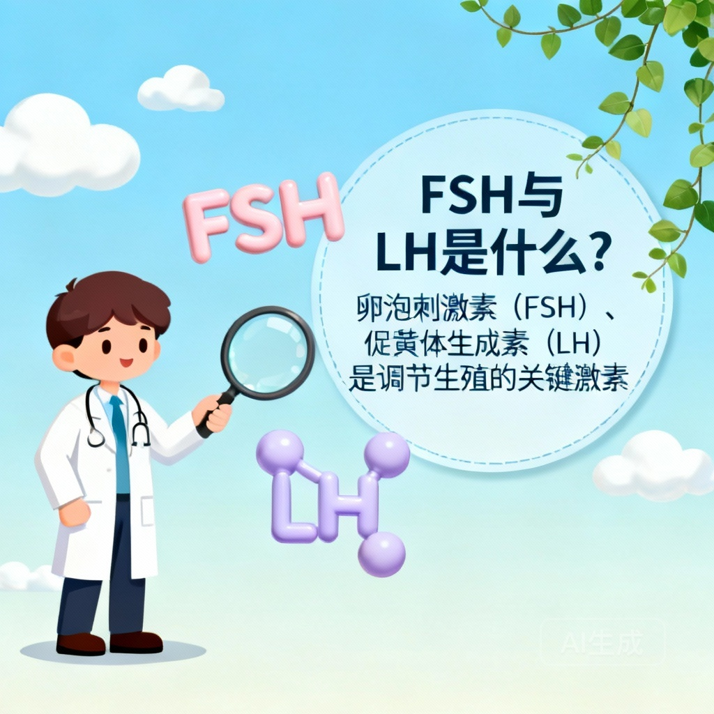 fsh和lh比值相关医学场景图：检查报告展示