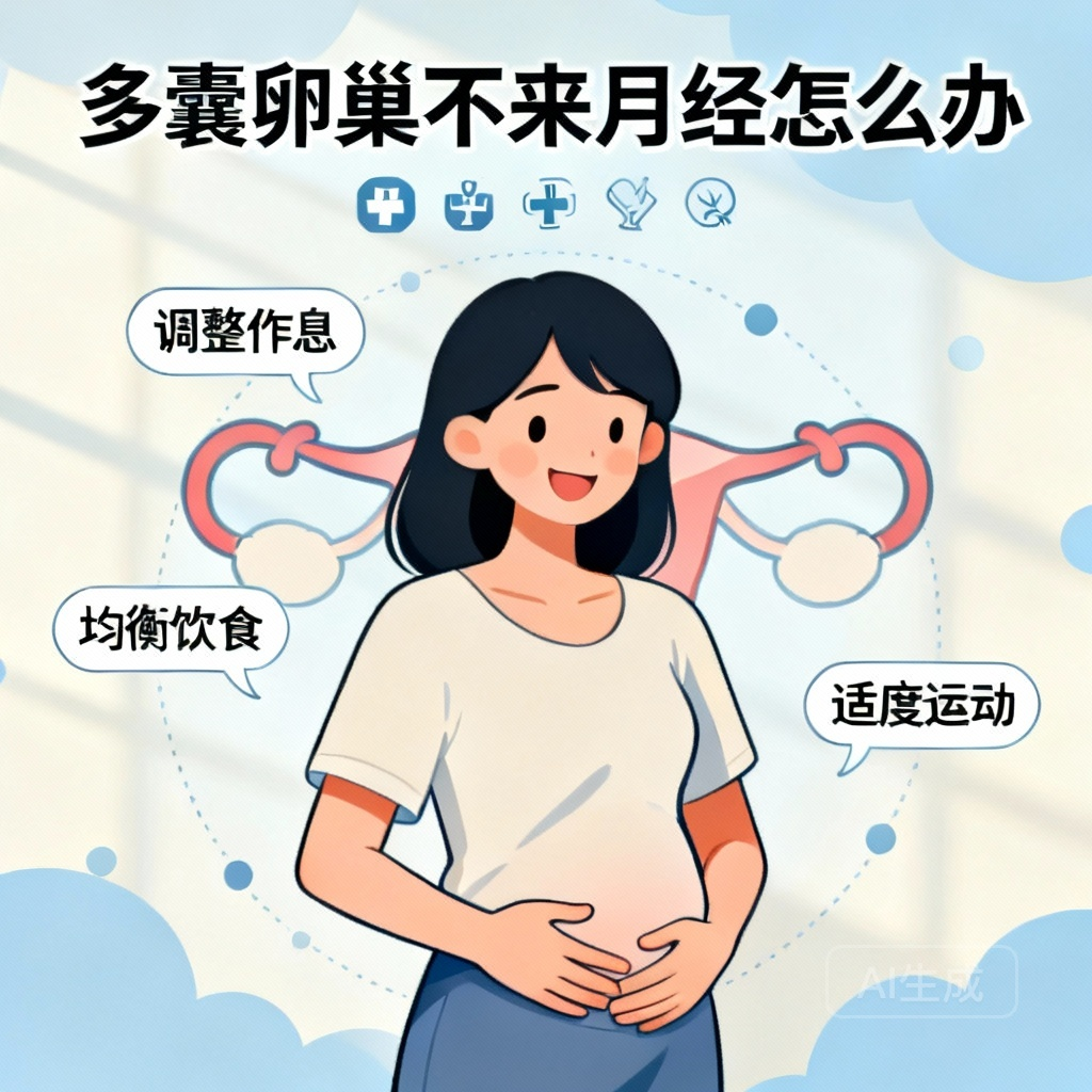 多囊卵巢不来月经怎么办？3大解决方法帮到你