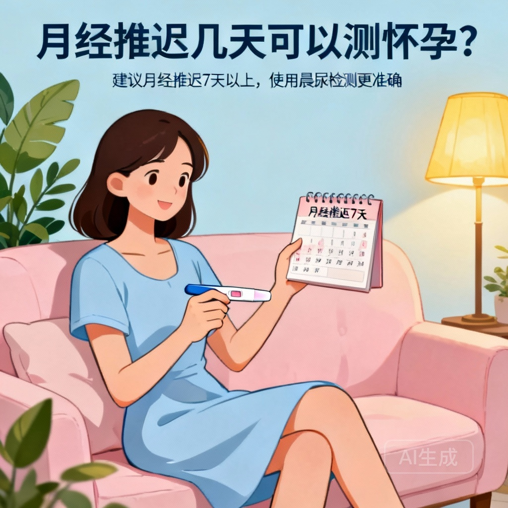 揭秘！月经推迟这几天测怀孕超准的方法