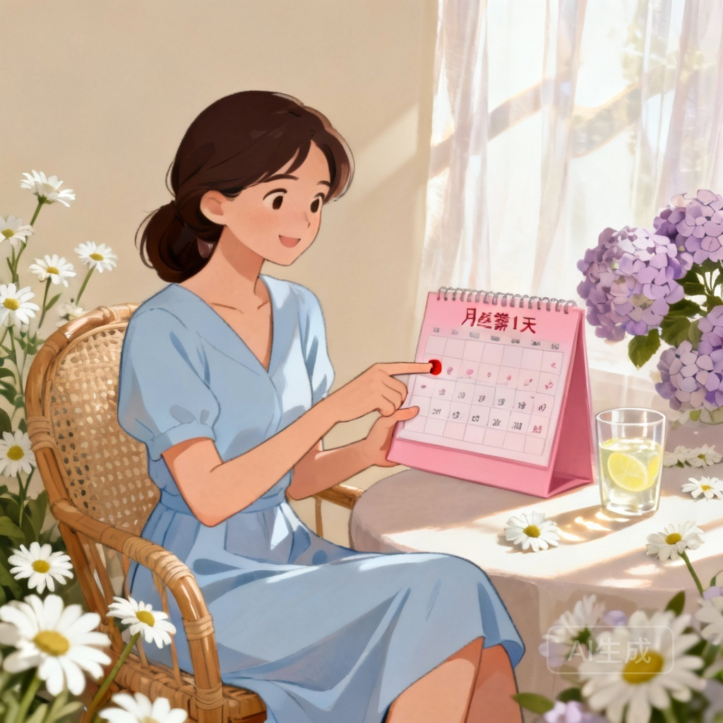 月经几天后是安全期 文章关键词布局说明场景图