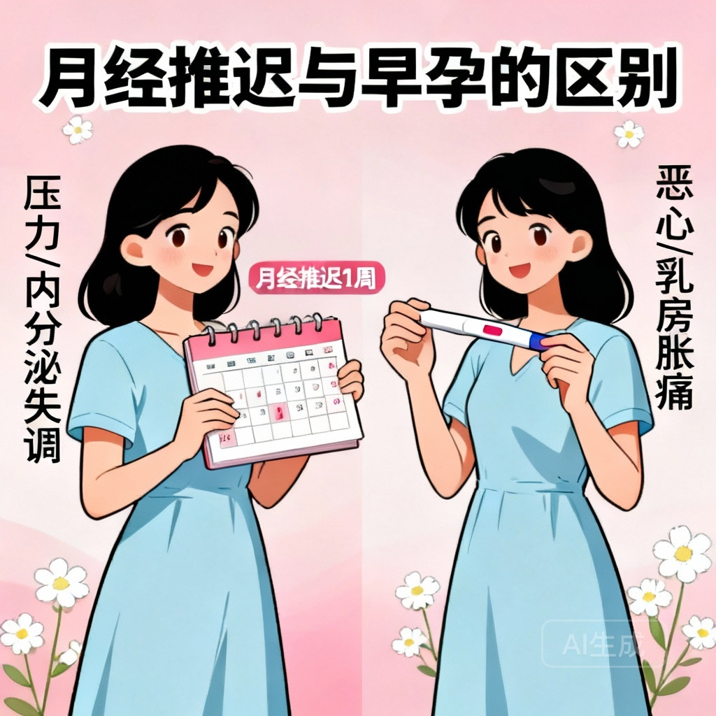 3大要点教你区分月经推迟和早孕的区别