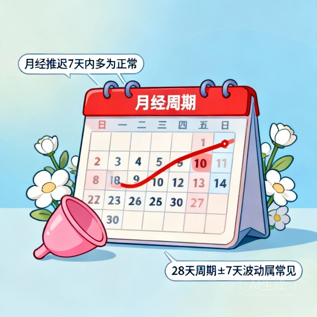 月经健康场景图:女性关注月经周期