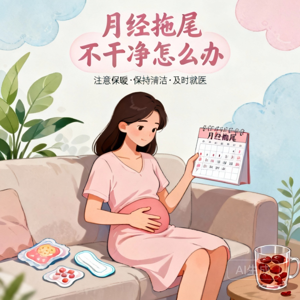 月经拖尾一直不干净怎么办？3大解决技巧揭秘