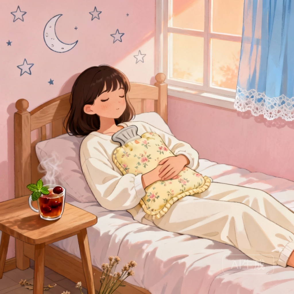 月经量少的原因 场景图：内分泌失调、宫腔操作、全身性疾病等因素影响月经量