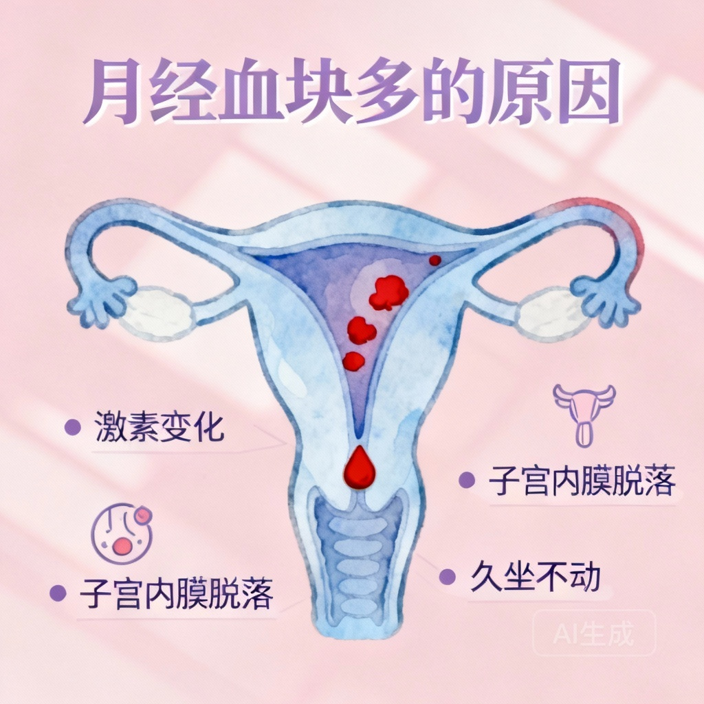 揭秘！月经血块多是什么原因造成的3大因素