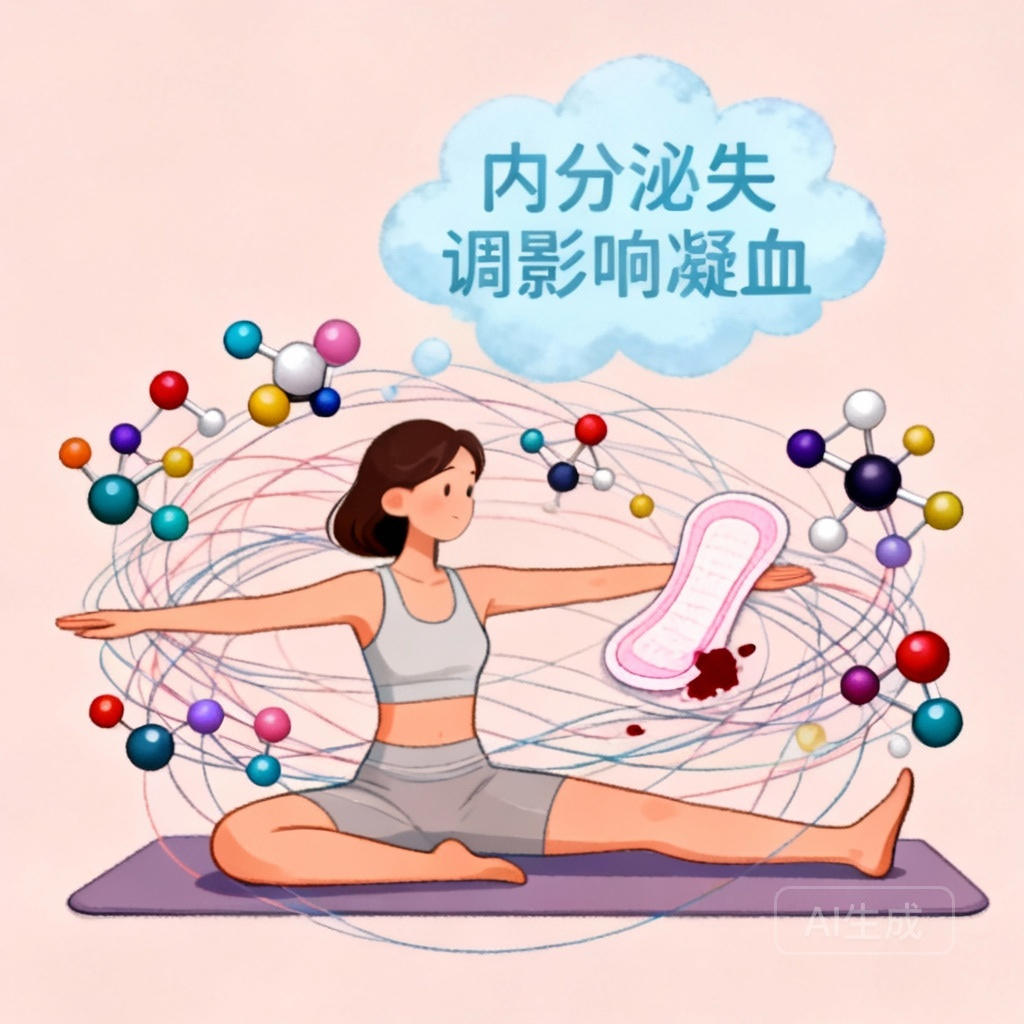 月经血块多原因 身体受寒示意图