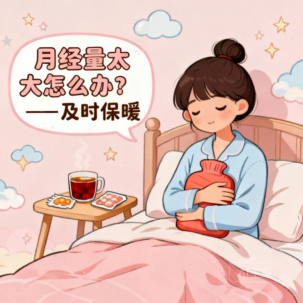 月经量太大相关场景图:女性月经健康问题