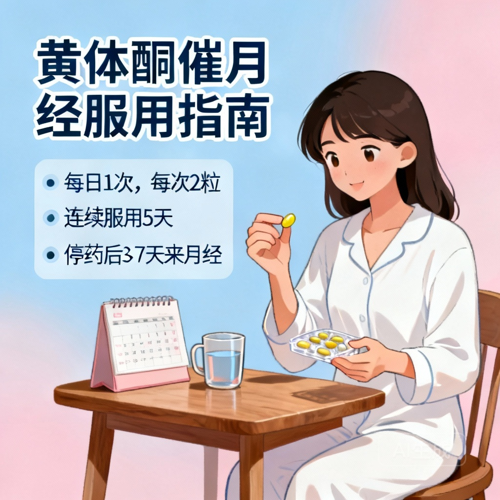 黄体酮催月经怎么吃？3大正确服用技巧揭秘