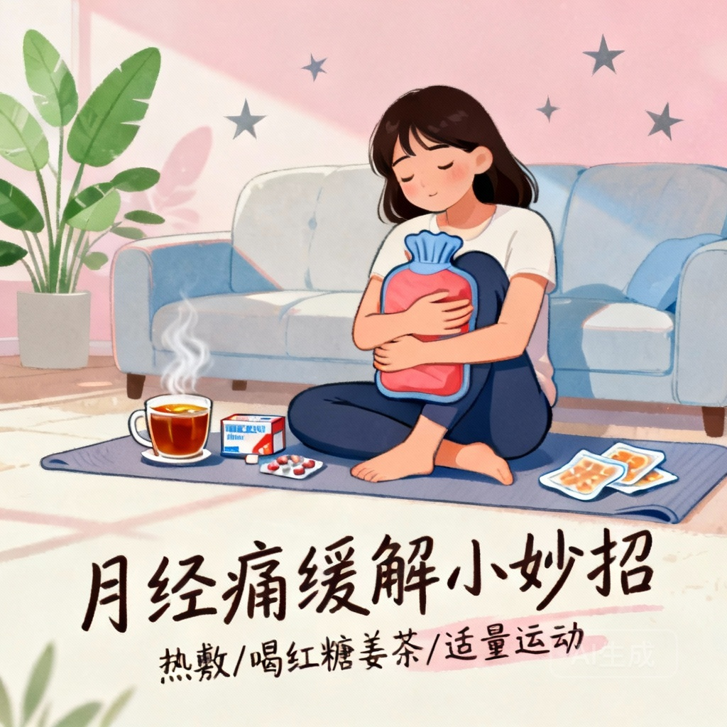 3大技巧轻松缓解月经痛，让你经期不再烦恼