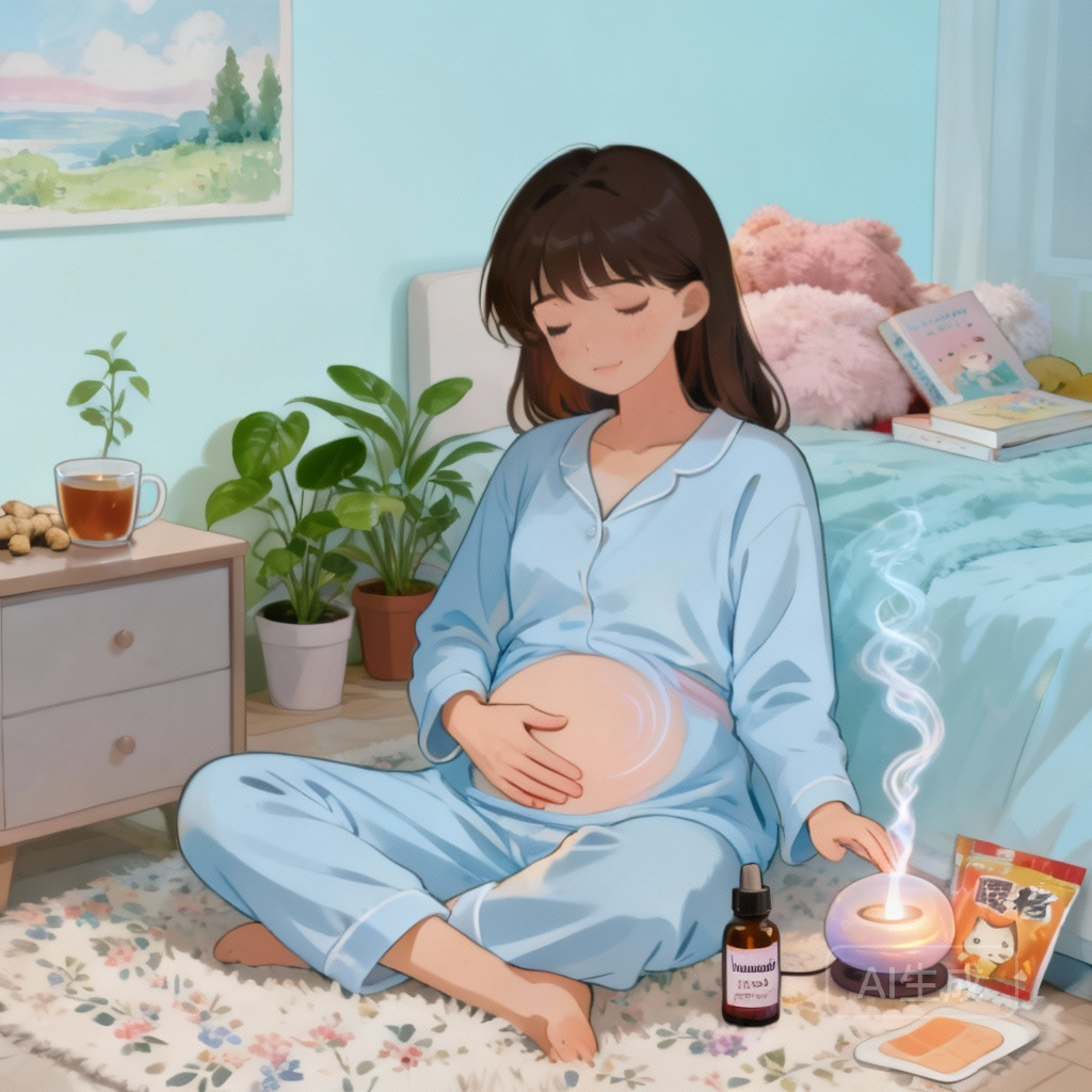 来月经肚子痛合理饮食缓解法场景图