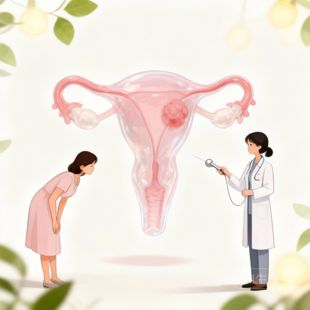 月经淋漓不尽的原因 妇科疾病场景图：子宫肌瘤影响月经情况