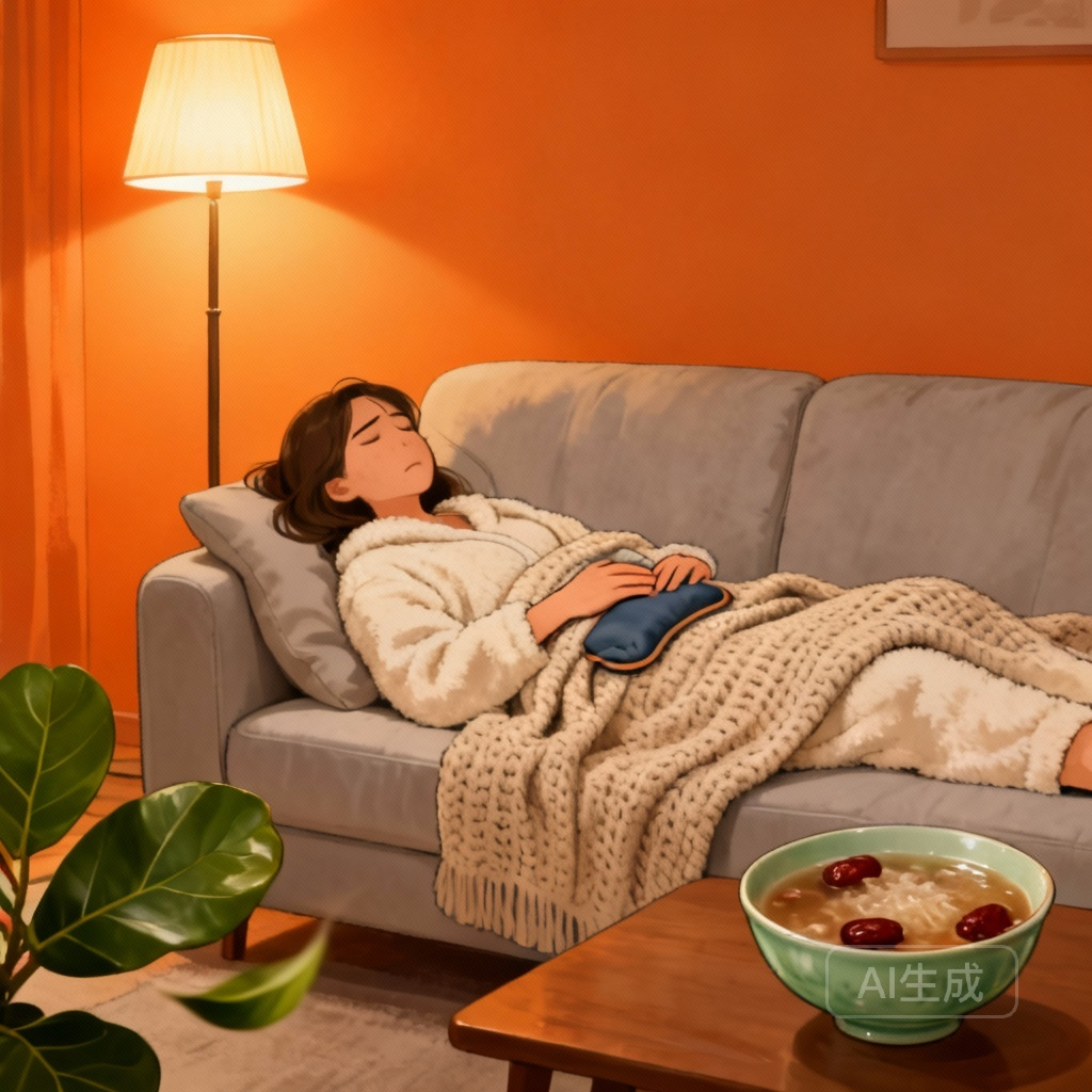 小腹坠胀感但是没来月经 场景图：考虑怀孕情况