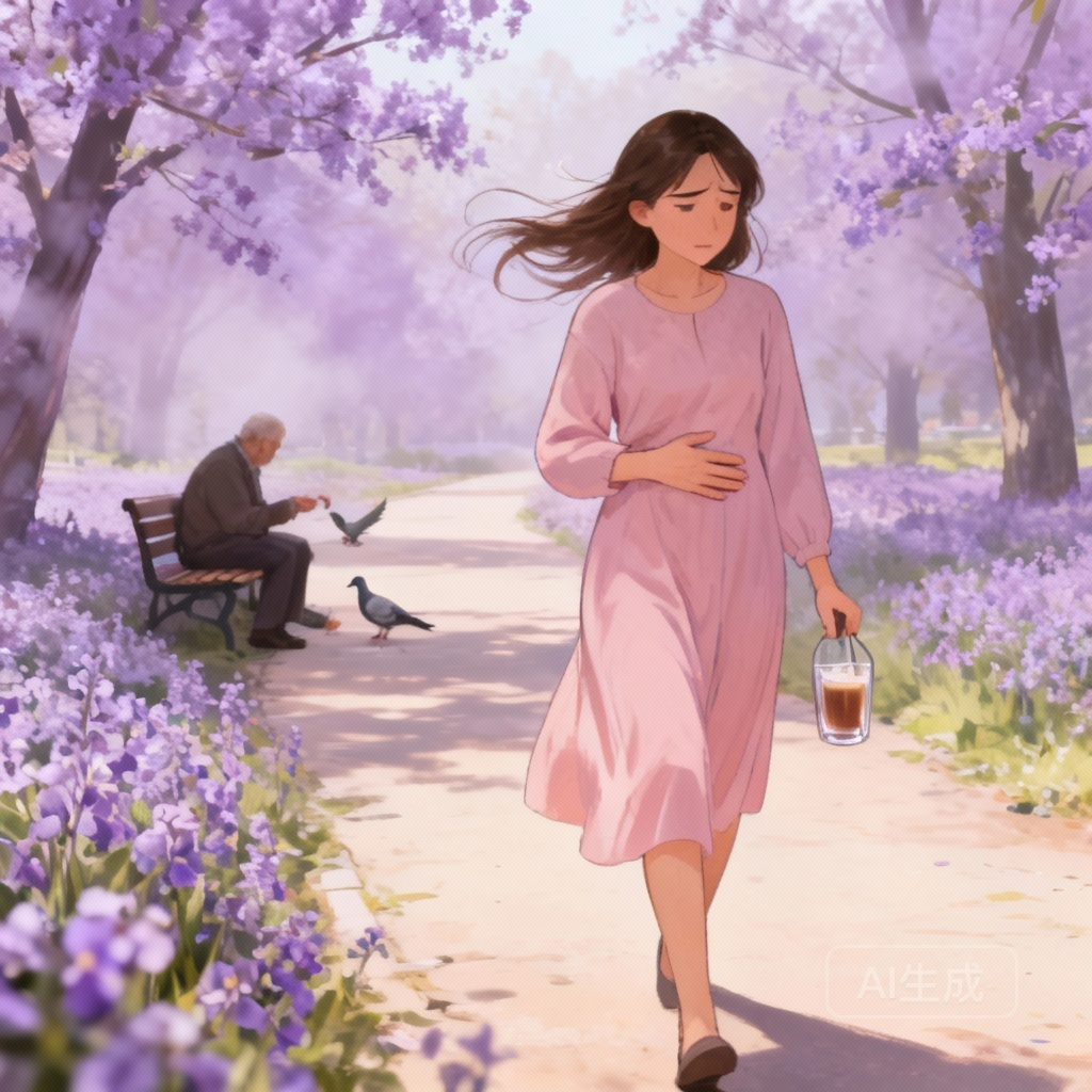 小腹坠胀感但是没来月经 场景图：内分泌失调影响月经周期