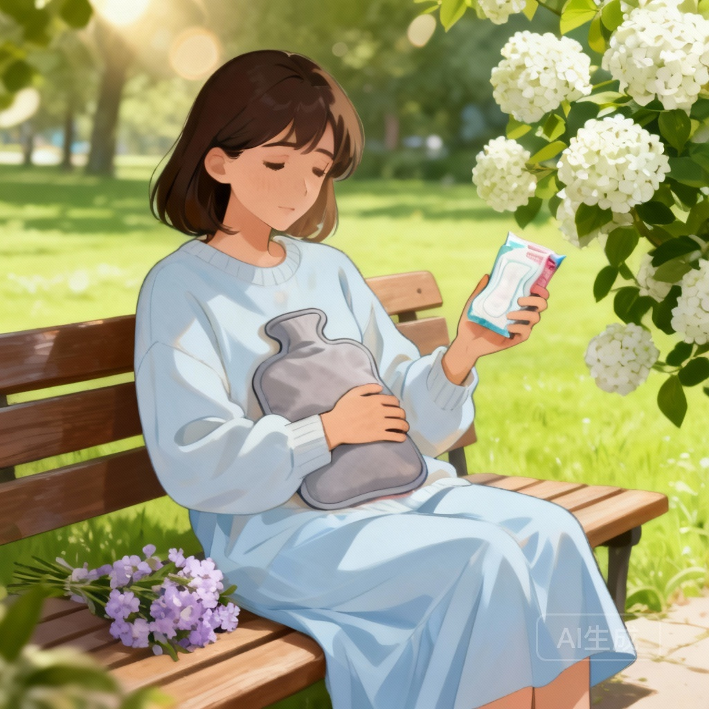 月经量大相关场景图：女性贫血症状