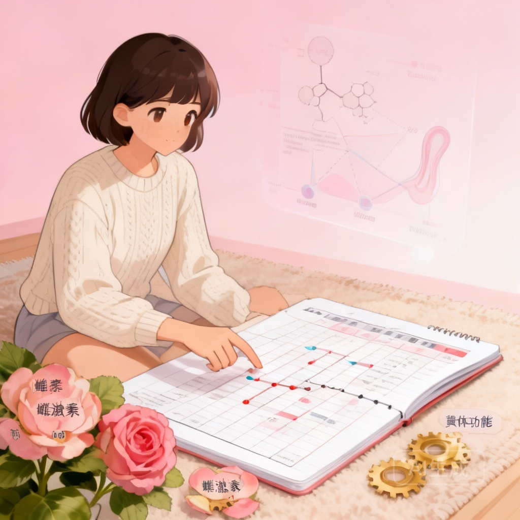 内分泌影响月经周期图:卵巢功能减退影响雌激素分泌