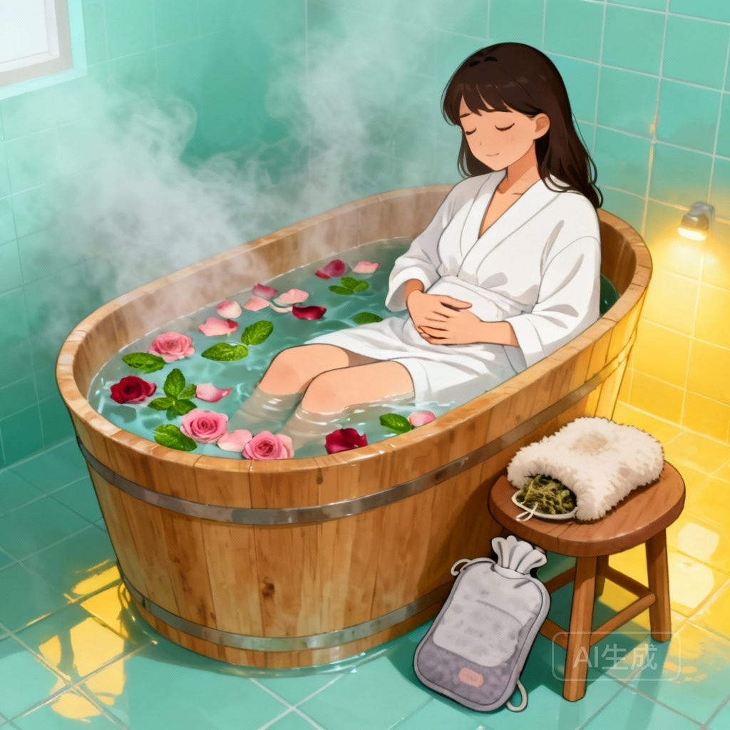 月经前一周褐色出血 就医检查场景图