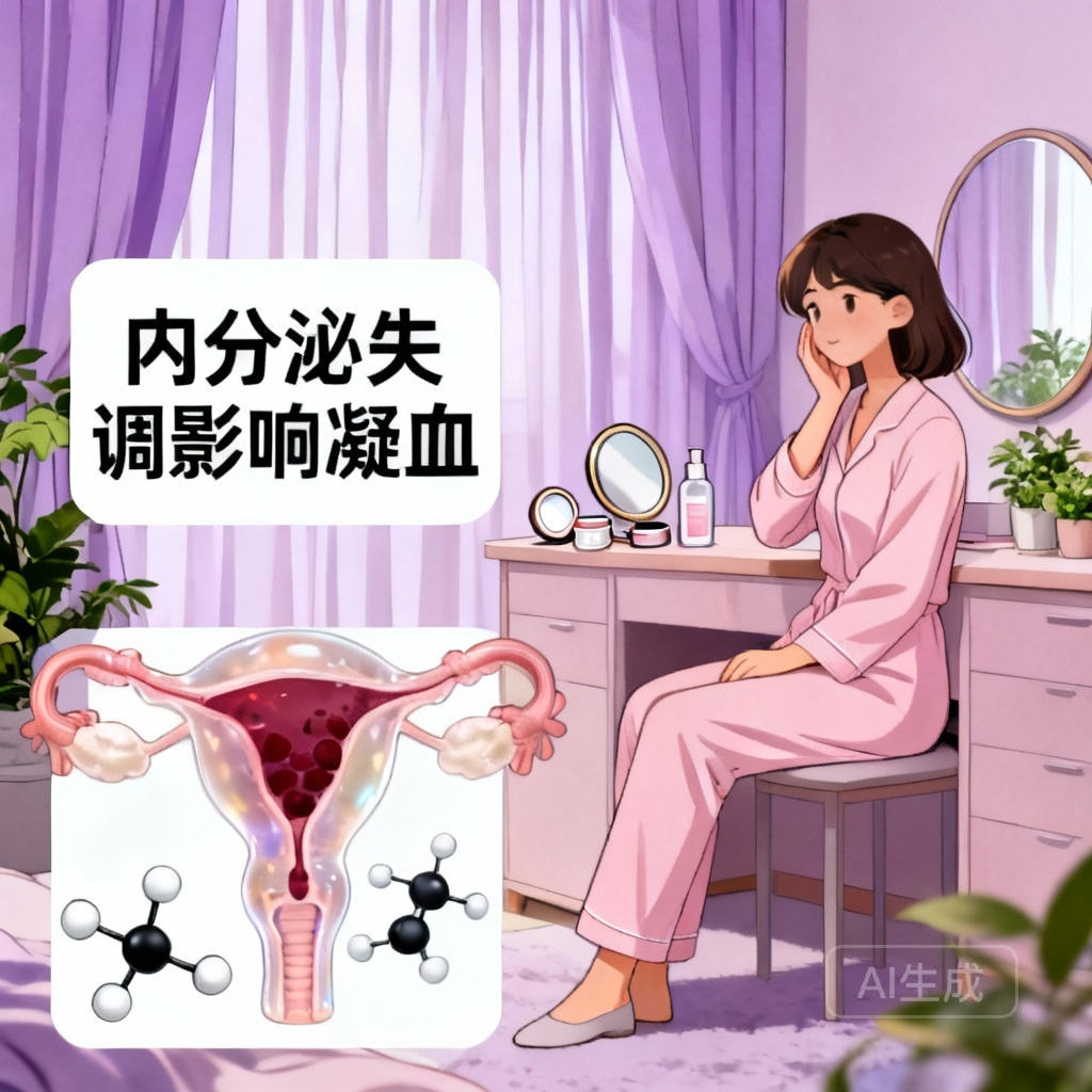 月经有血块原因 综合建议场景图