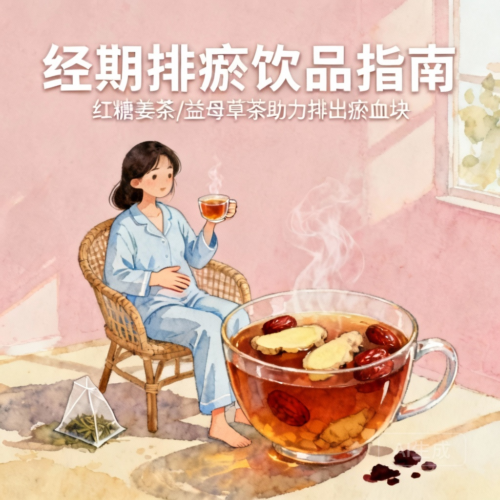 来月经喝什么排出多瘀血块？3种饮品助你轻松解决