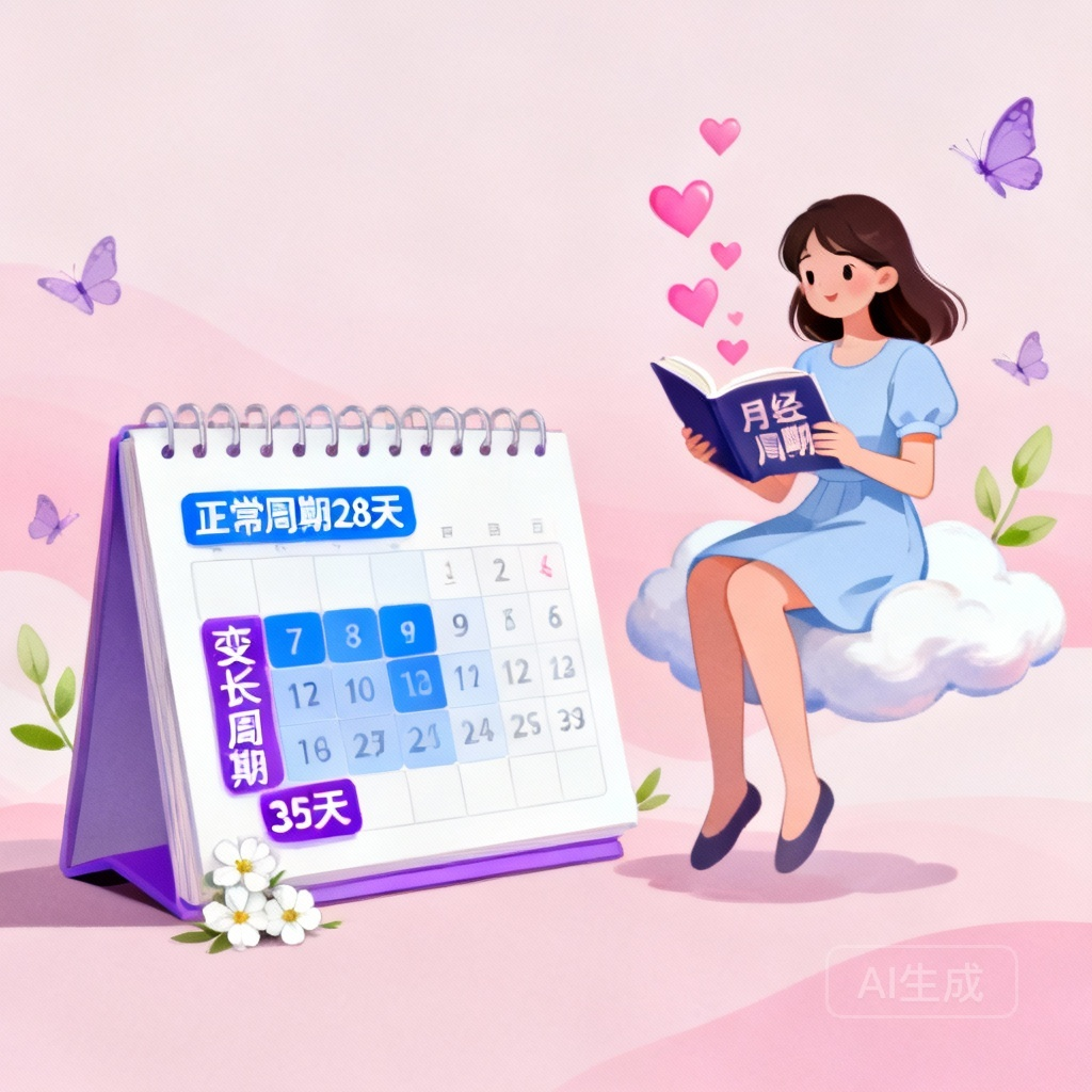 月经周期变长 女性健康场景图:女性关注月经周期