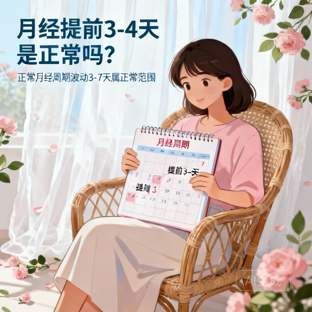 揭秘！月经提前3 – 4天是正常吗的3大判断方法