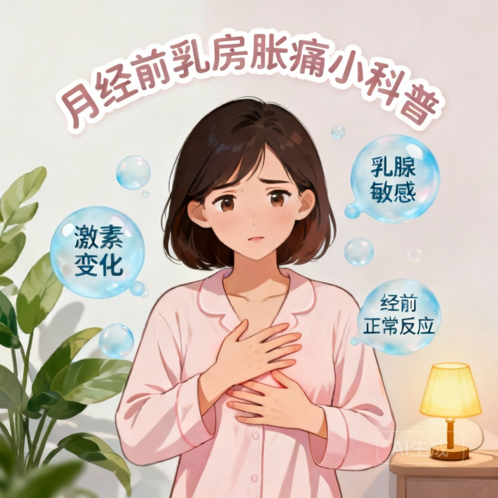 来月经前乳房胀痛怎么回事？3大原因深度剖析