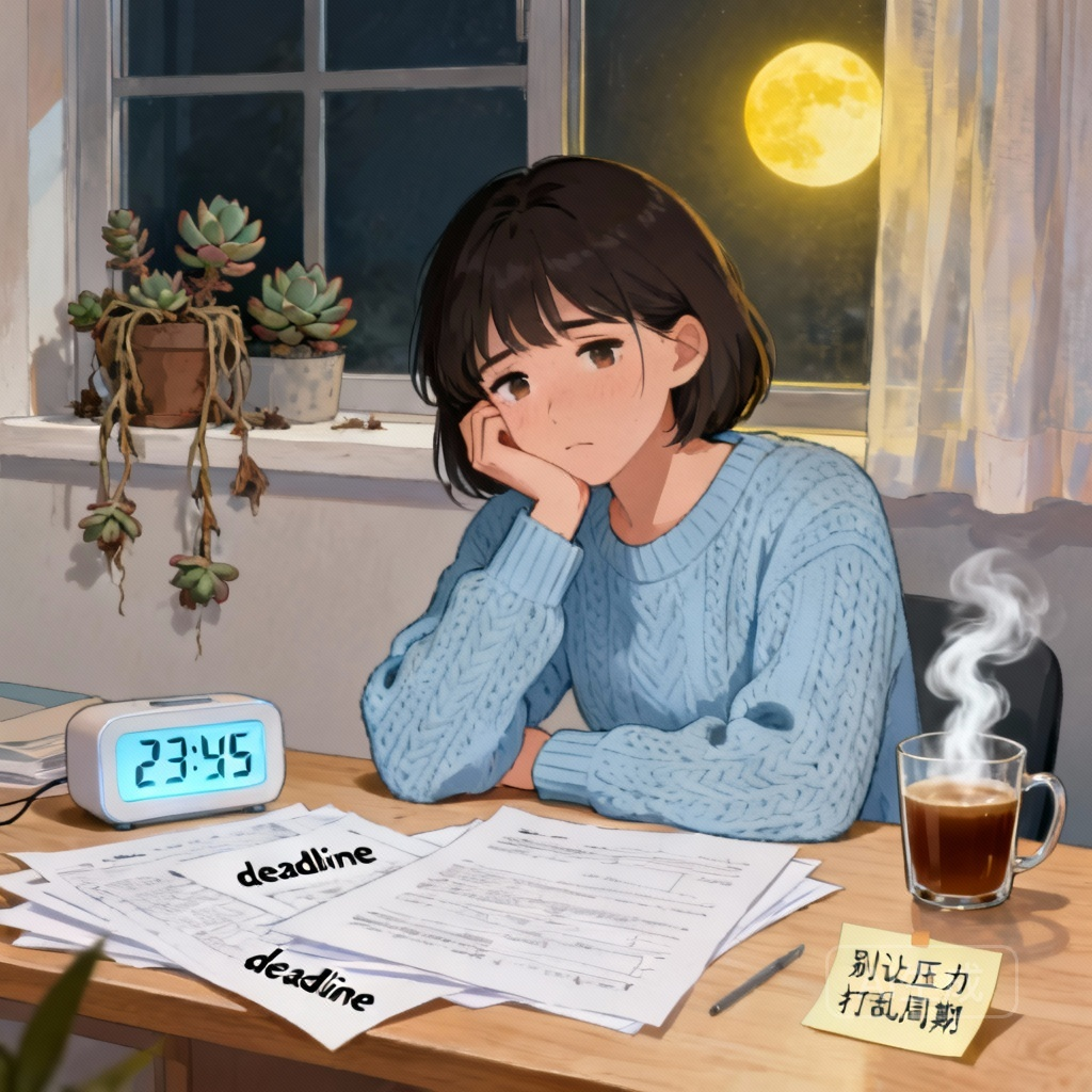 月经不规律原因 女性健康场景图:女性面对月经不规律感到困扰