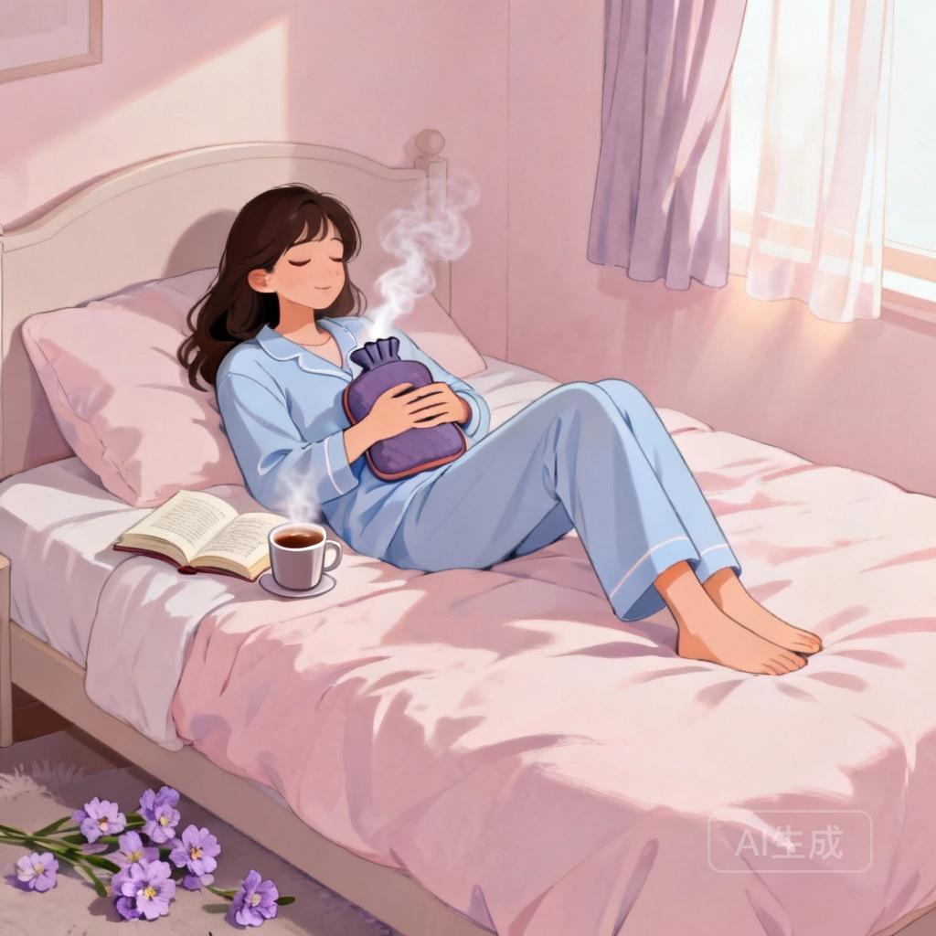 月经淋漓不尽 生活习惯调整场景图:女性规律作息与合理饮食