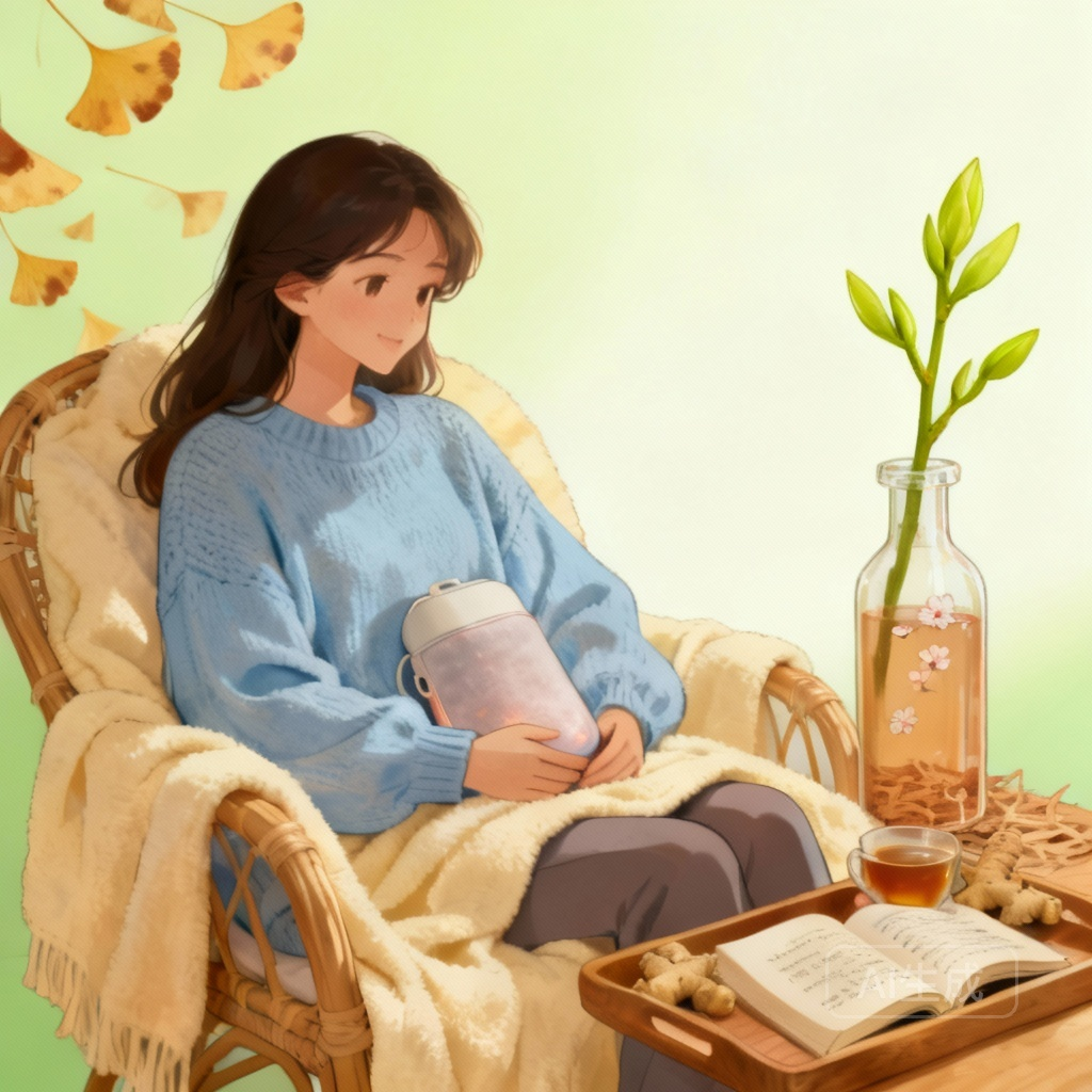 月经前少量褐色出血原因：子宫内膜息肉