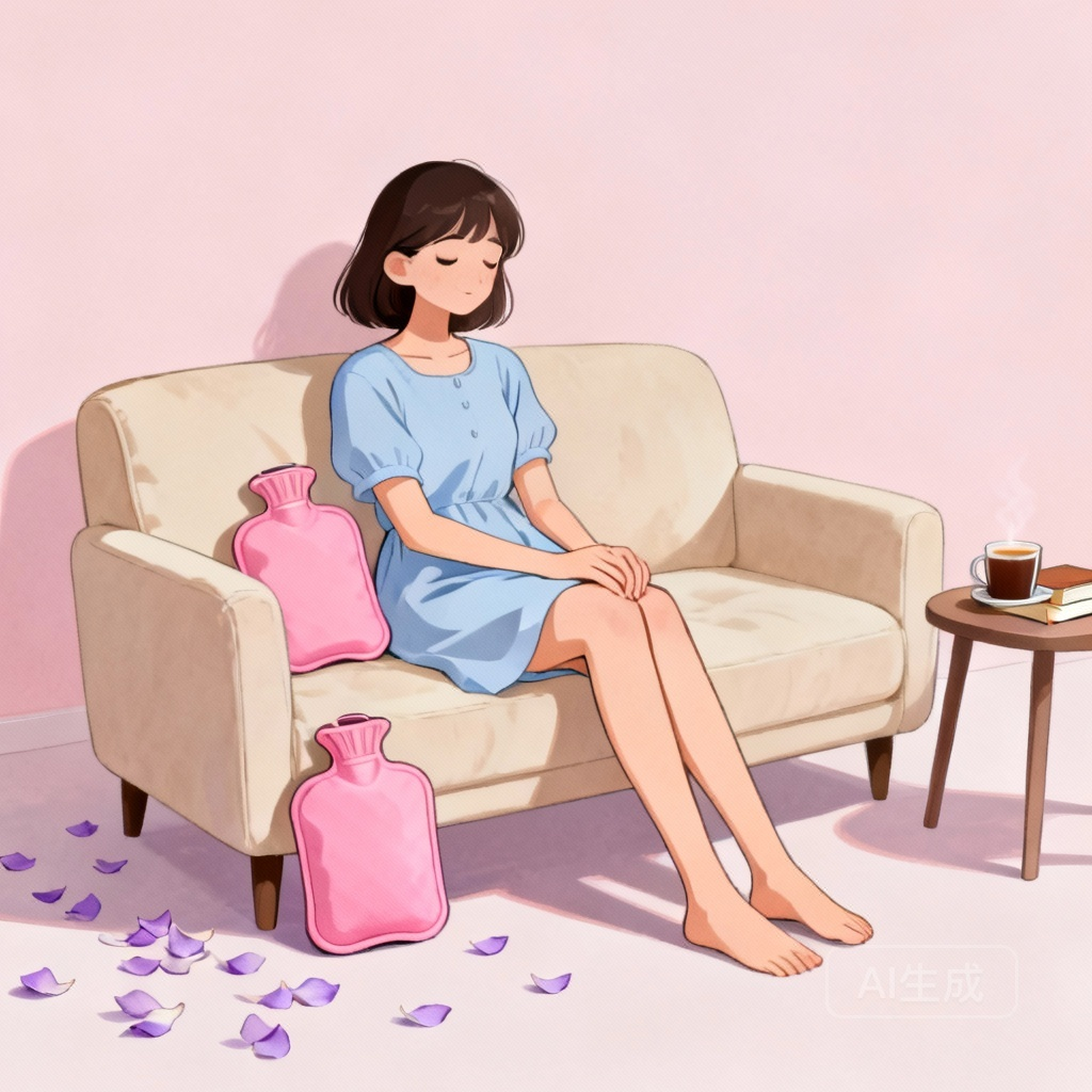 月经有大块血块相关场景图:女性经期状况