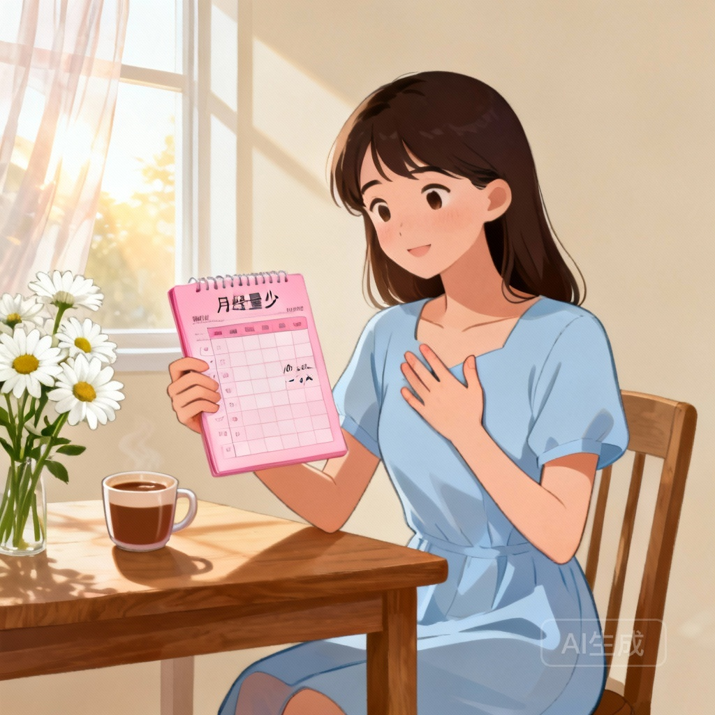 月经量少的原因:内分泌失调