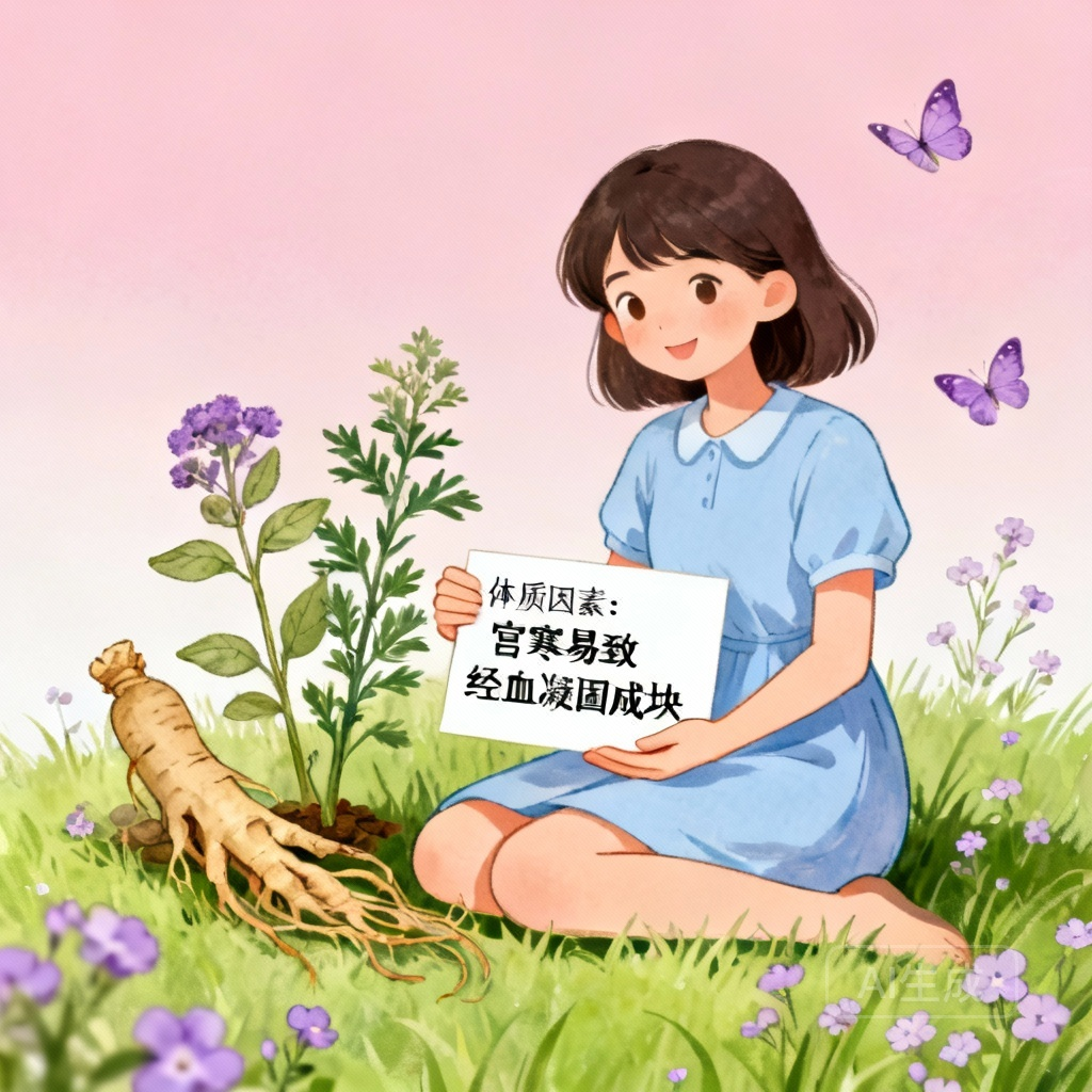 月经来了有血块的生理场景图:女性生理期场景