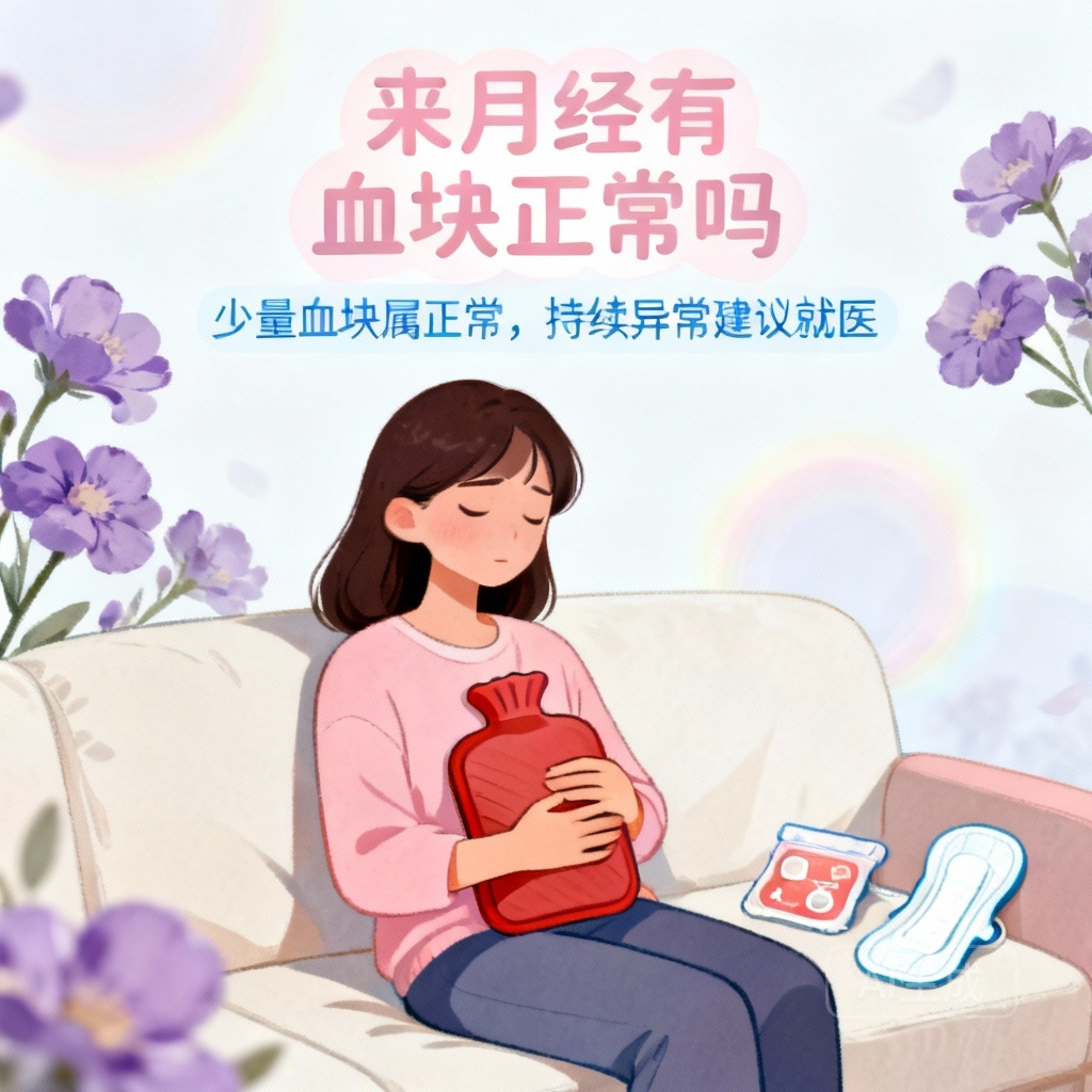 来月经有血块正常吗？3大要点为你解惑