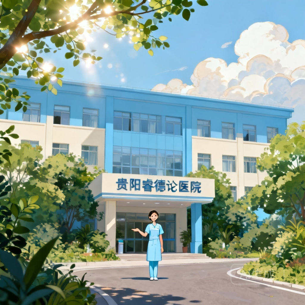 贵阳睿德迩医院专业资质与医生团队场景图：医生查看病历为患者诊断