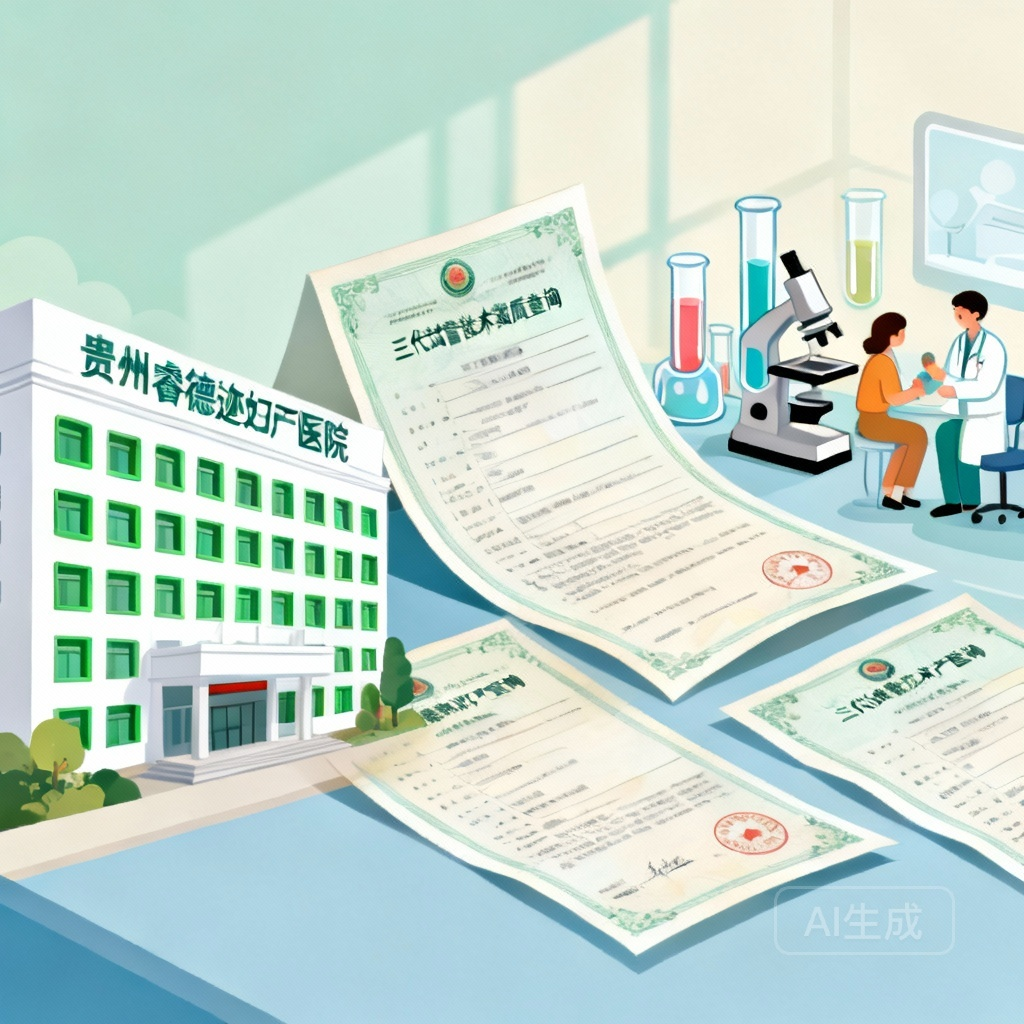贵州睿德迩妇产医院做三代试管技术资质查询3大方法