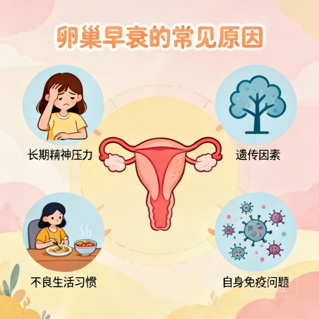 揭秘卵巢早衰的3大常见原因
