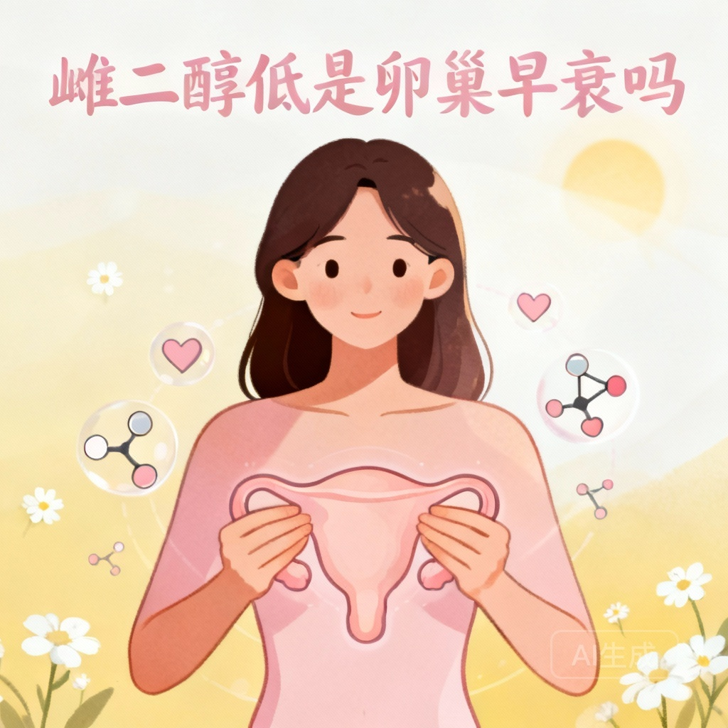 雌二醇低就是卵巢早衰？3个要点帮你认清