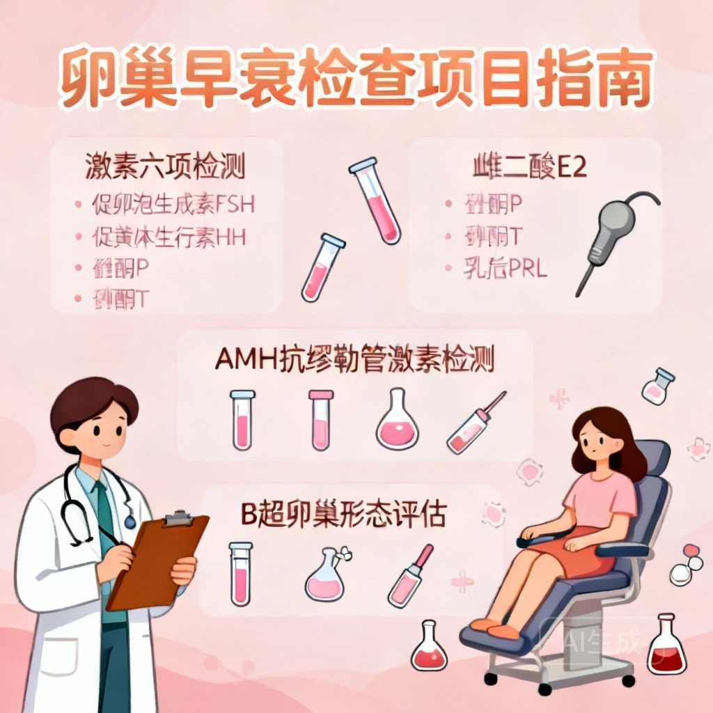 检查卵巢早衰的 6 大项目，你了解吗？